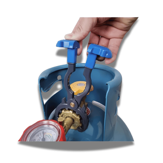 Heavy-Duty Gas Valve Wrench: Tool For Refill & Removal