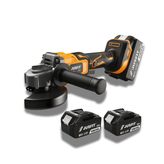 Cordless Brushless Angle Grinder: 2×4000Mah Batteries