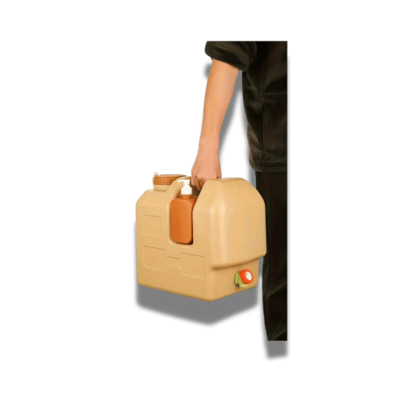 20L Outdoor Water Bucket With Tap: Portable Water Container