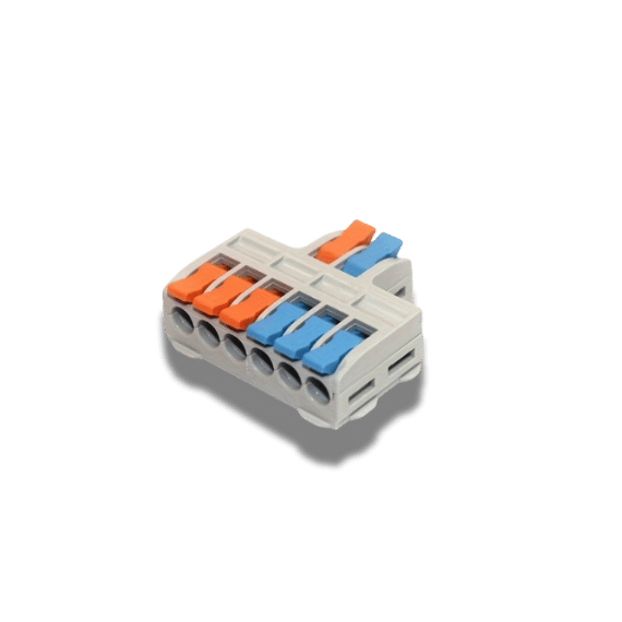 10 Pack Quick Wire Connectors: Push-In Terminal Blocks 6 - 2
