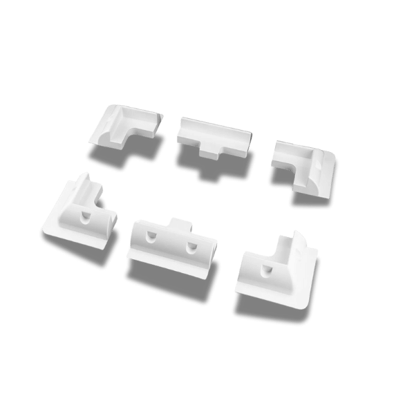 6Pcs Drill-Free Solar Panel Mounting Kit: For Rv, Roof, Boat, Vans (White)