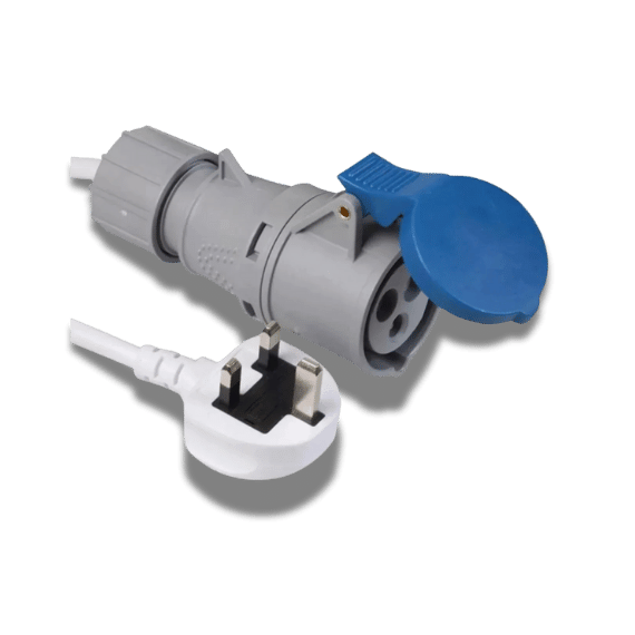 Hook up Cable, UK Plug to Motorhome Rv