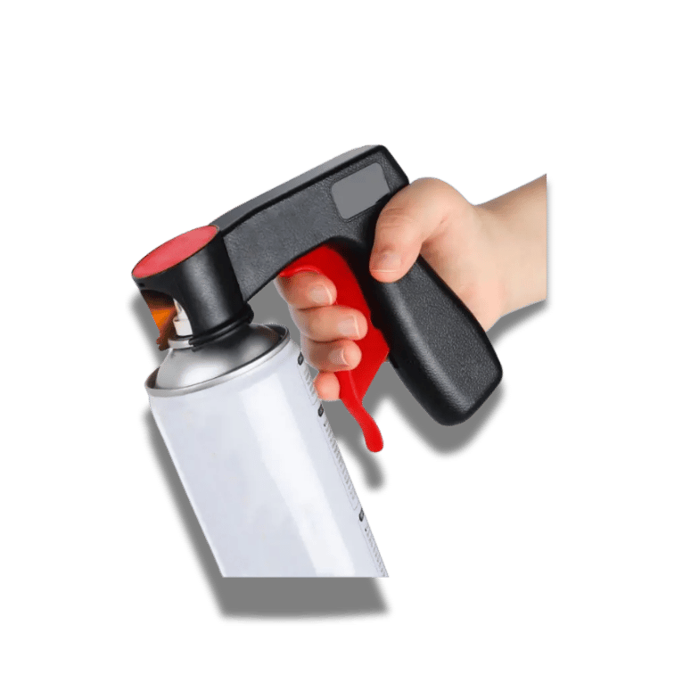 Ergonomic Spray Paint Gun Adapter: Full Grip Lock Collar