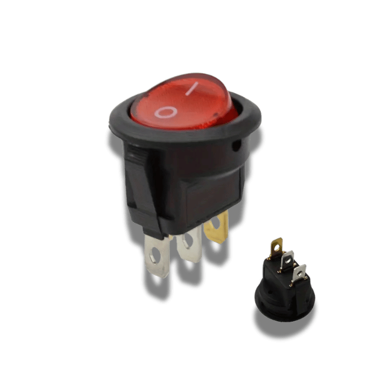 Led Rocker Switch 12V 20A, 3-Pin On/Off