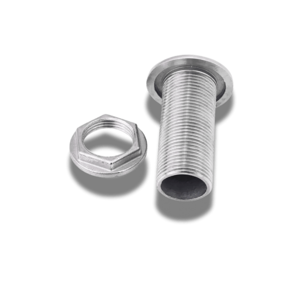 Skin Fitting / Thru-Hull Connection - 316 Stainless Steel Diameter hole -25mm