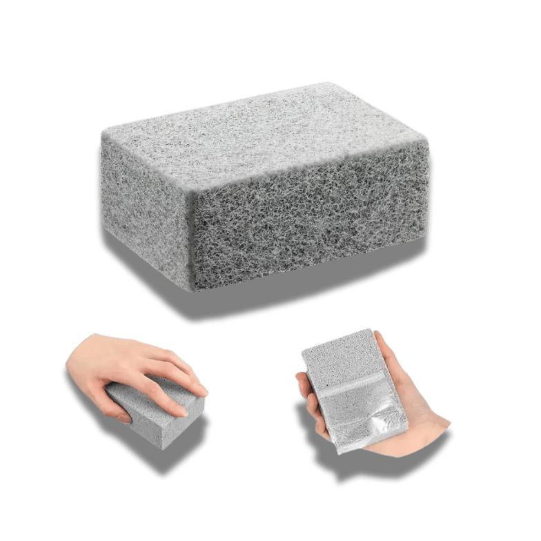 2Pcs Bbq Cleaning Brushes: High Temp Pumice Grill Scrubber