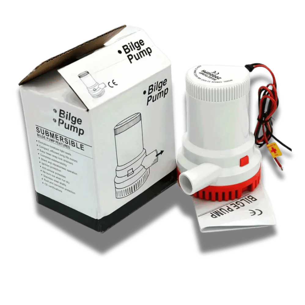 Bilge Pump 1500 & 2000PH Automatic Bilge Pump - 12v - 29mm Hose