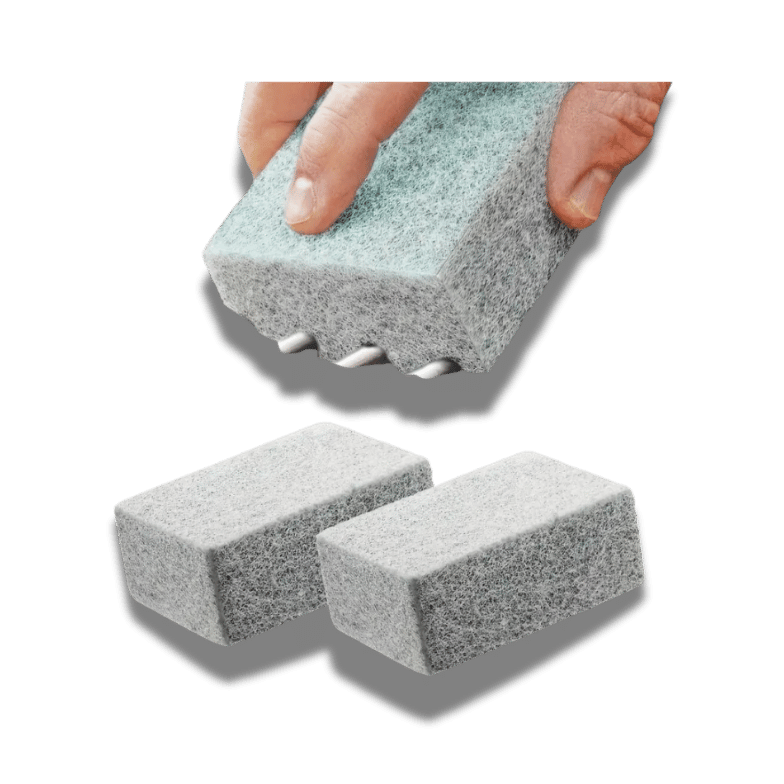 2Pcs Bbq Cleaning Brushes: High Temp Pumice Grill Scrubber