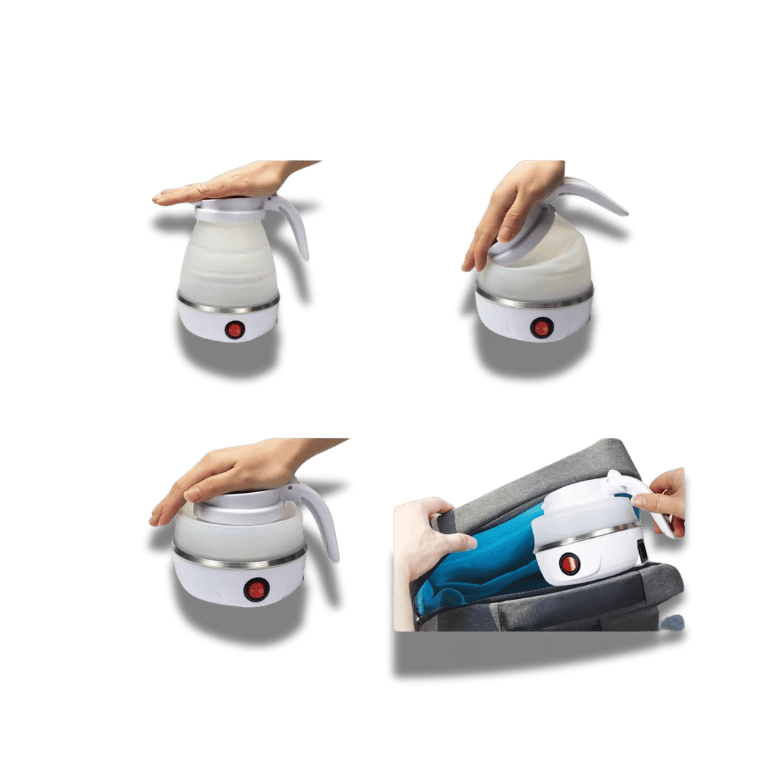 600Ml Foldable Electric Travel Kettle: Compact Low Wattage Kettle For Boats & Rvs