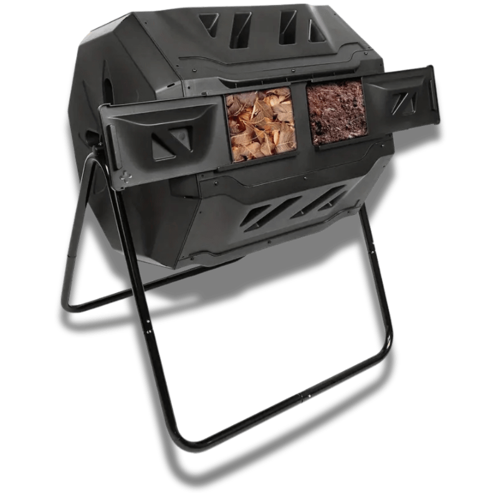 Dual Chamber Tumbling Compost Bin 160L – Rotating Composter