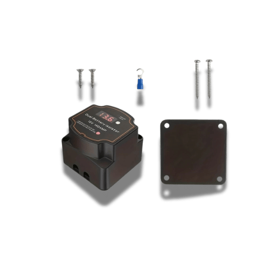 Smart Battery Isolator 12V 140A : Digital Display & Cut-Off Relay For Motorhomes & Boats