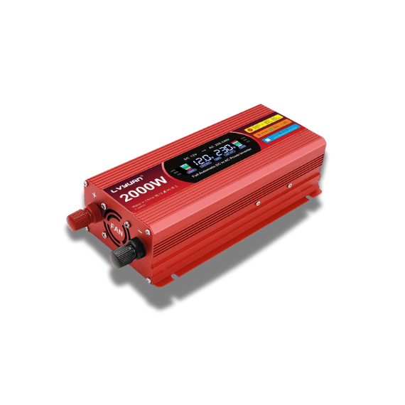 2000W Power Inverter: 12V To 230V Ac With Lcd & Usb Ports