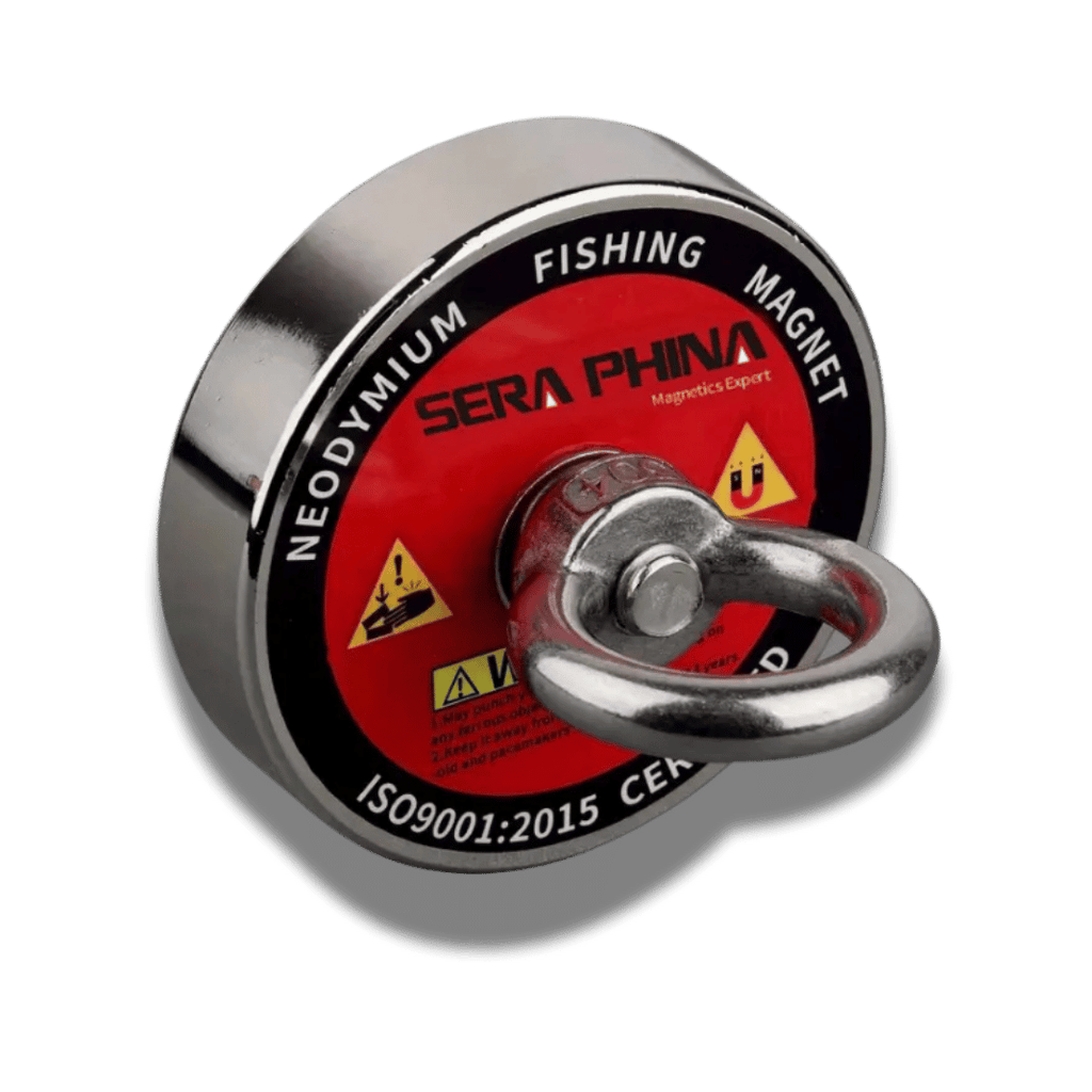 Magnet Fishing Kit -2.3 inch - Includes, Rope, Attachment & Gloves