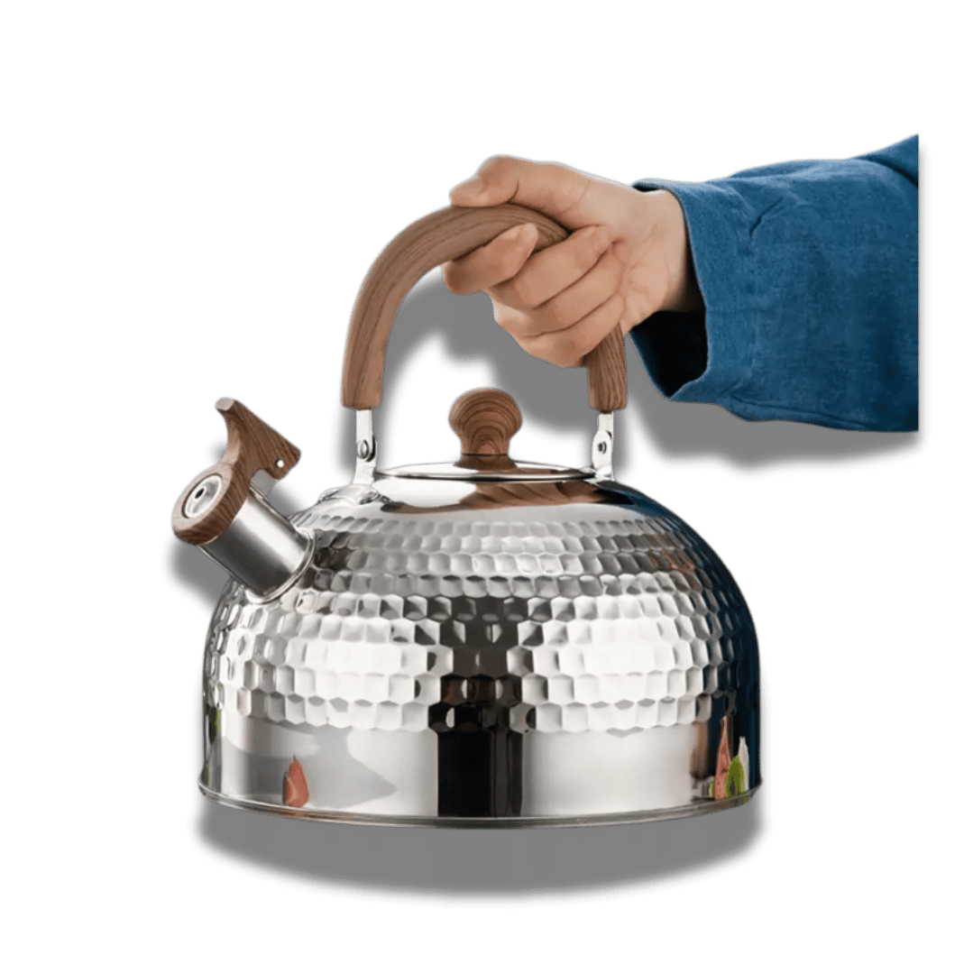 Kettle Whistling Stainless Steel Stove Top Kettle Hammered Texture