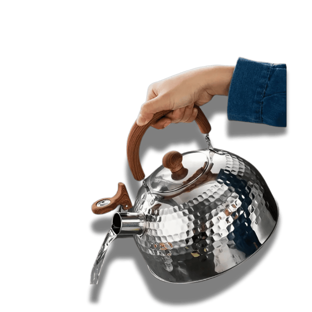 Kettle Whistling Stainless Steel Stove Top Kettle Hammered Texture