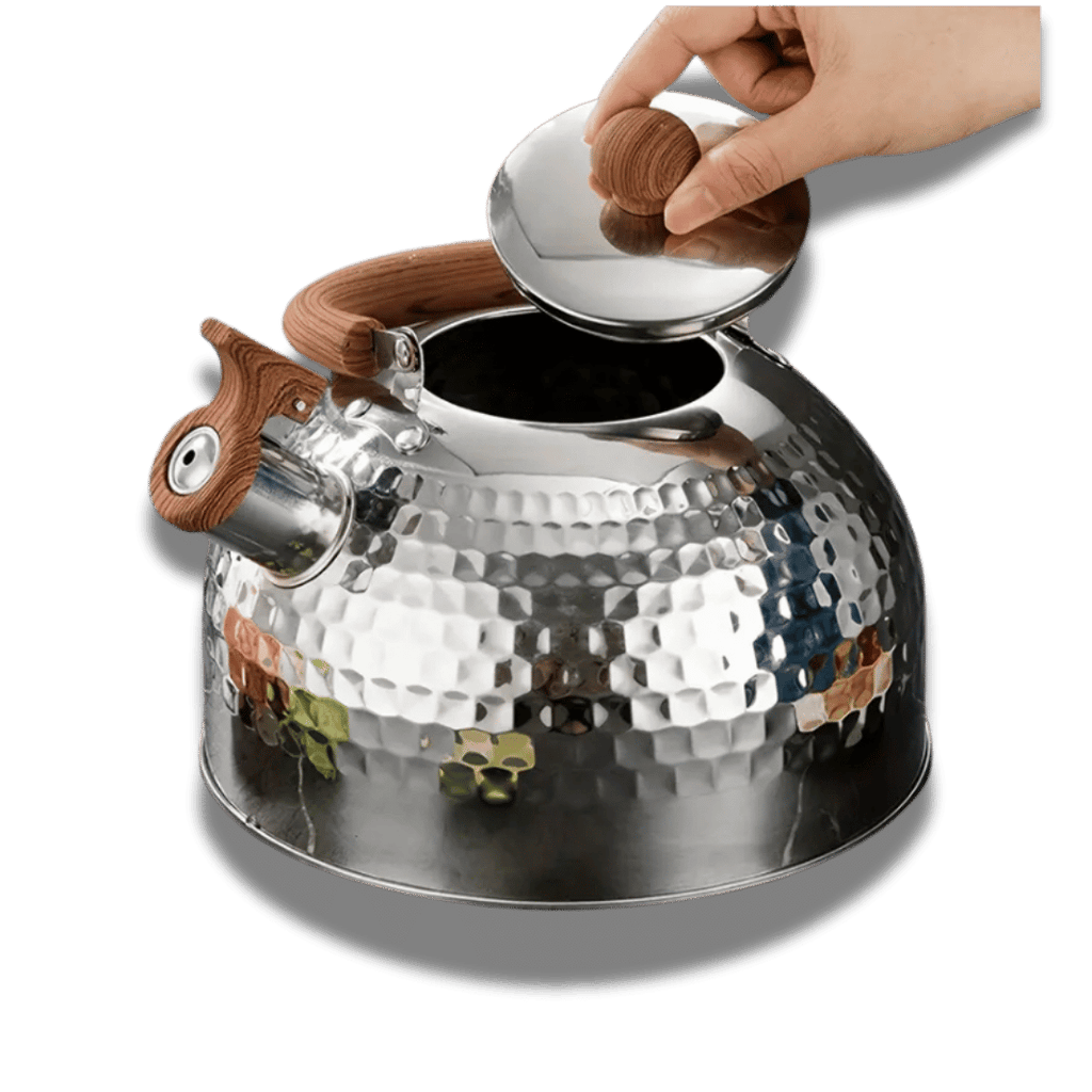Kettle Whistling Stainless Steel Stove Top Kettle Hammered Texture
