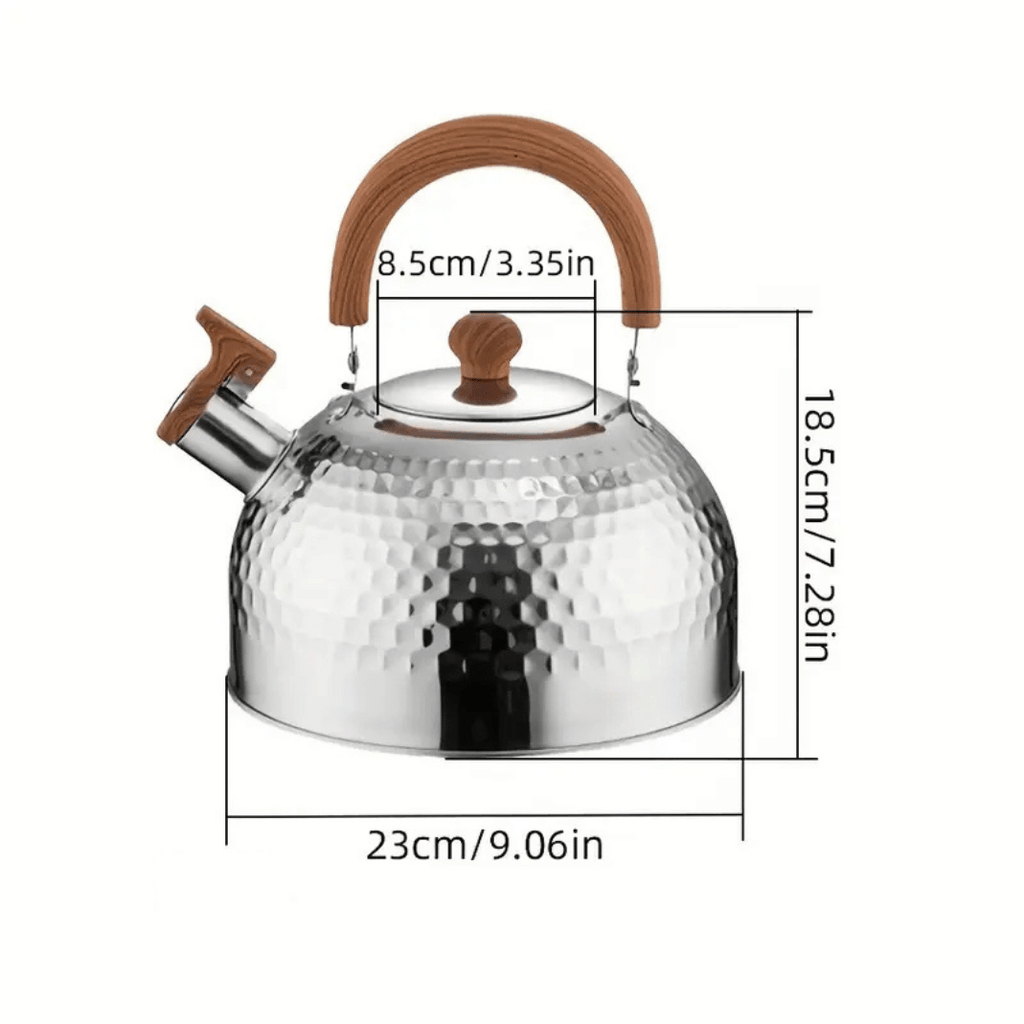 Kettle Whistling Stainless Steel Stove Top Kettle Hammered Texture