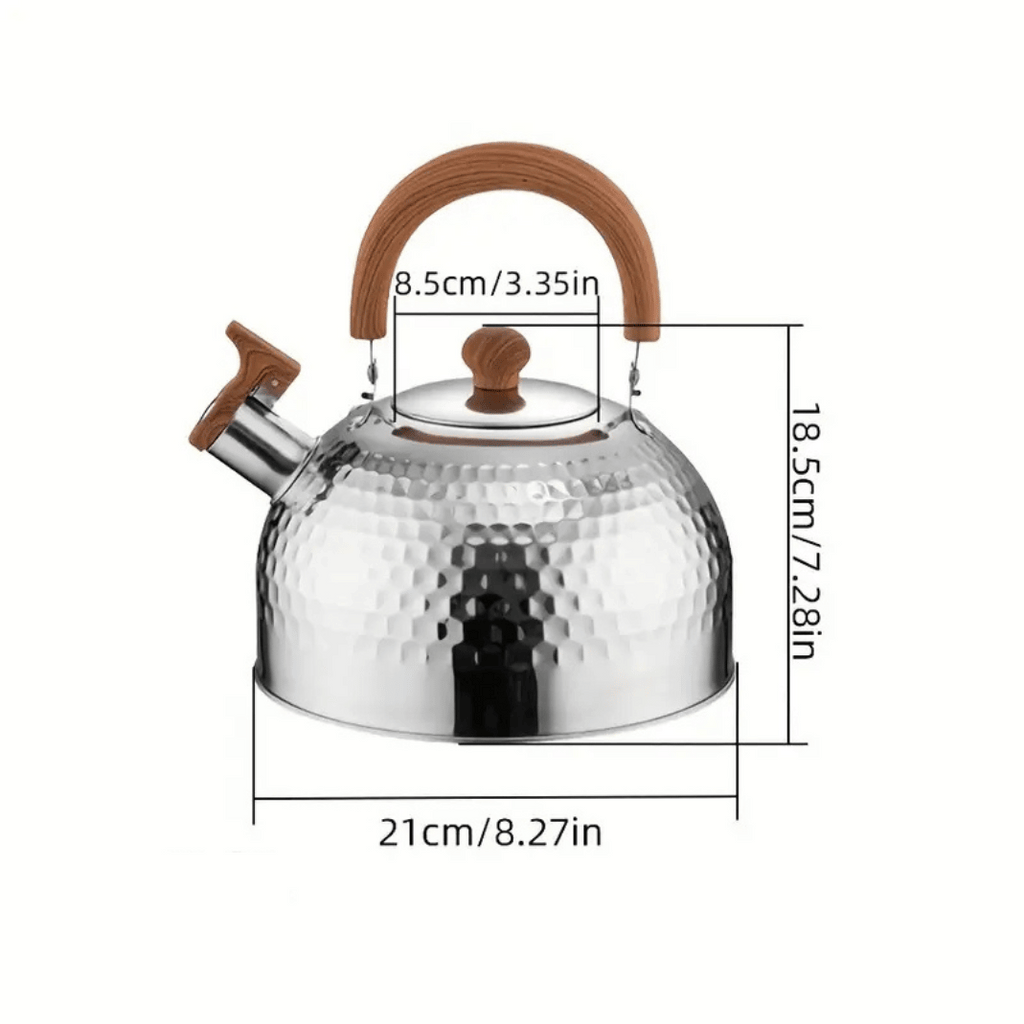Kettle Whistling Stainless Steel Stove Top Kettle Hammered Texture