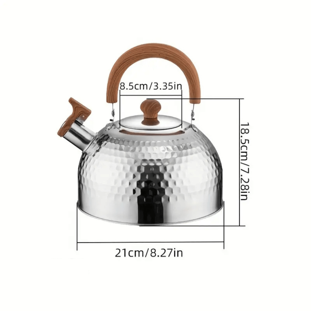 Kettle Whistling Stainless Steel Stove Top Kettle Hammered Texture