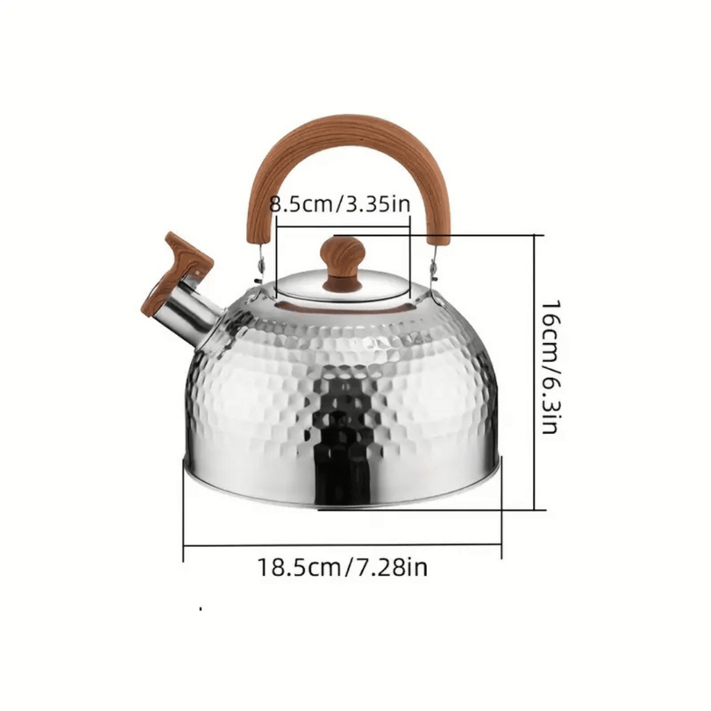 Kettle Whistling Stainless Steel Stove Top Kettle Hammered Texture