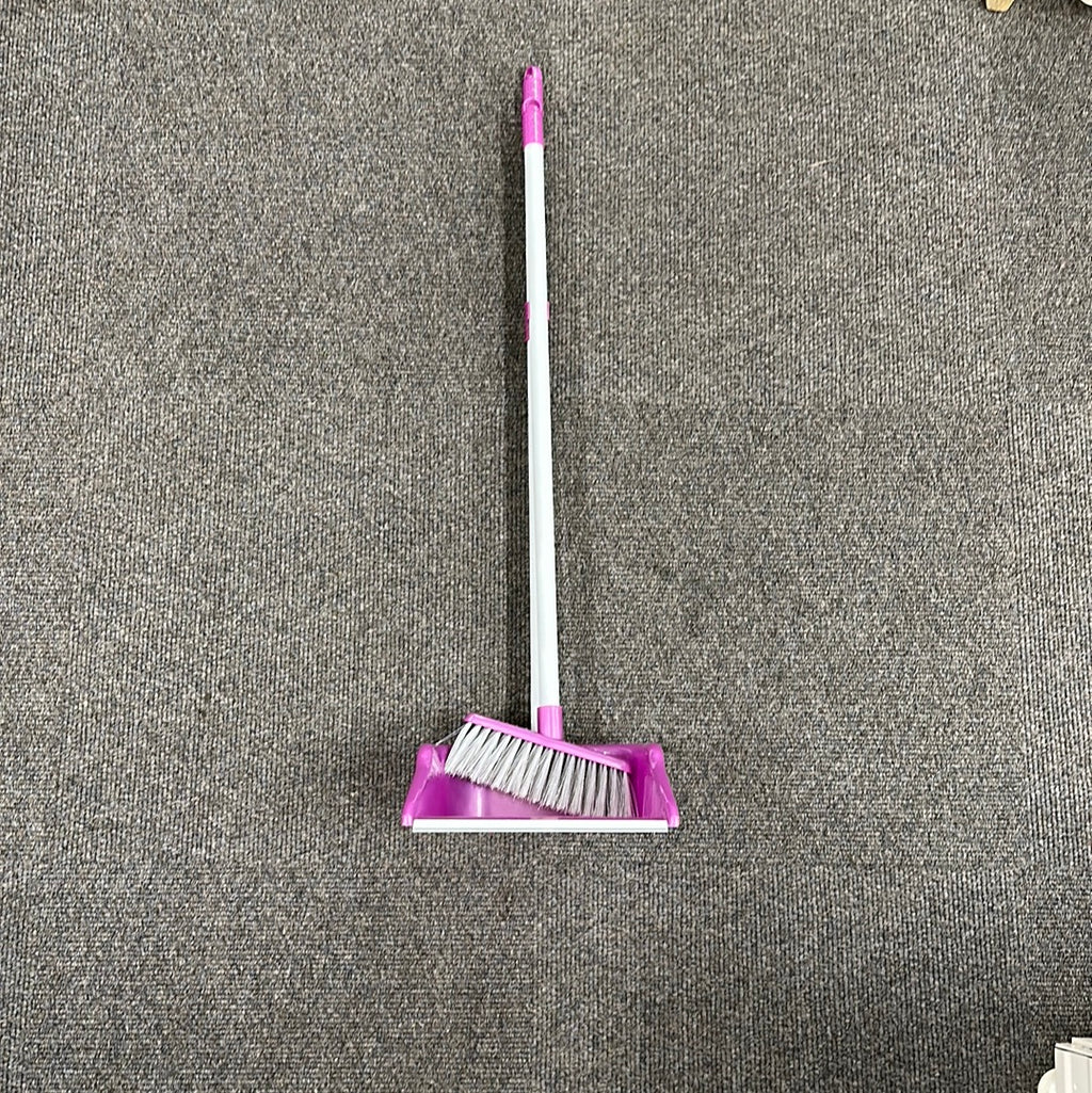 Long Handled Dustpan and Brush Set Slanted Handle - Collection Only - Reduced