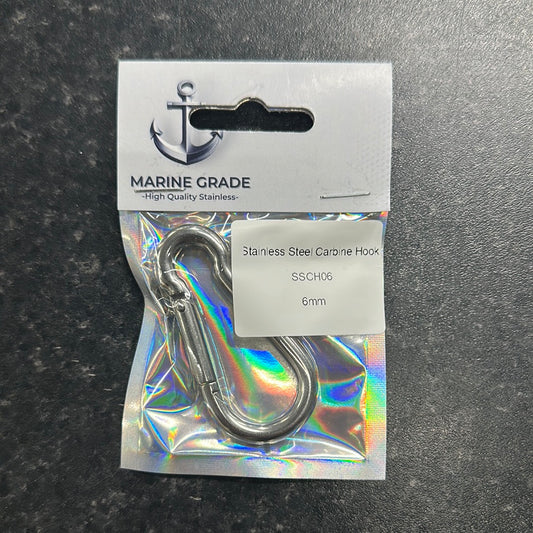 Carbine Hook - Stainless Steel - 6mm