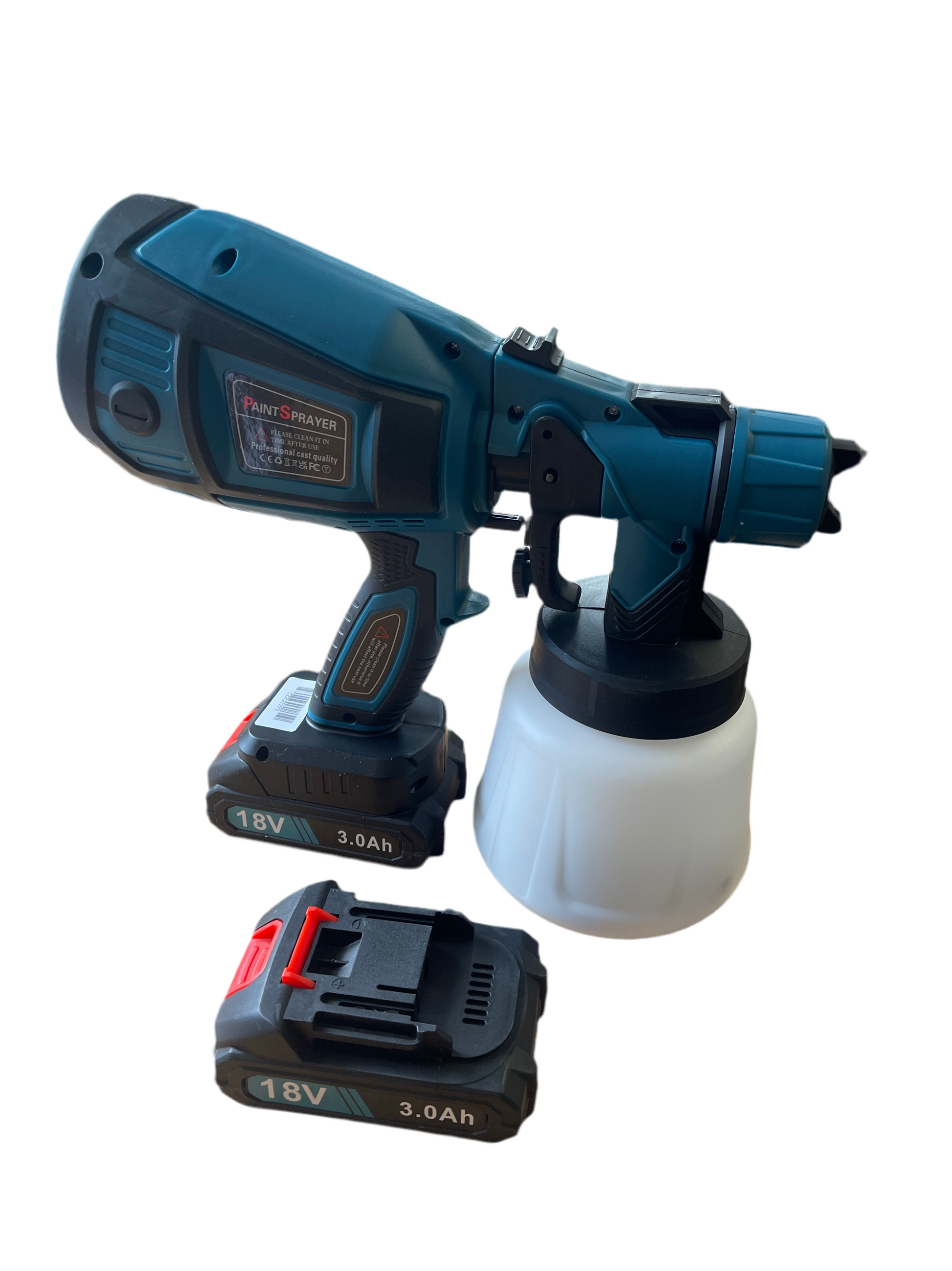 Portable Battery Paint Sprayer - 2 Batteries Inc