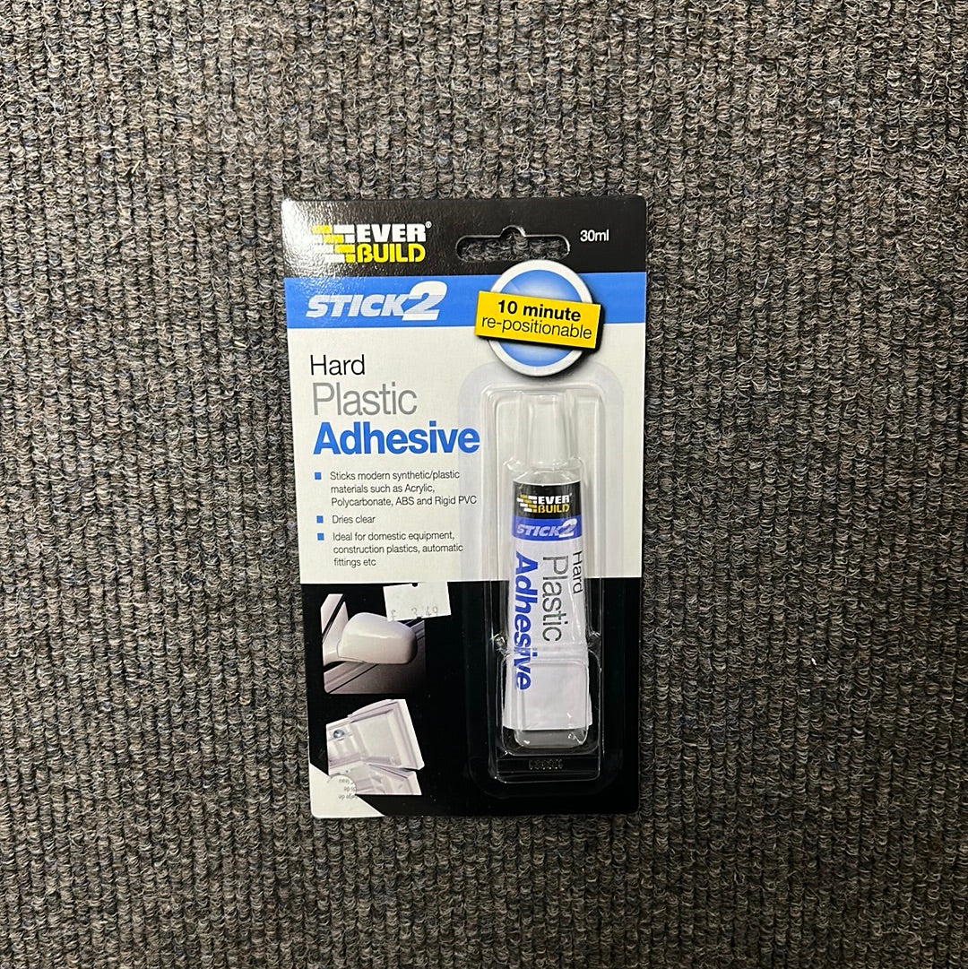 Everbuild Hard Plastic Adhesive - 30ml