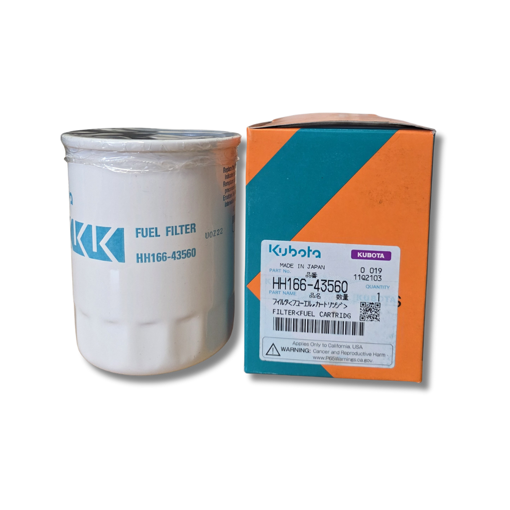 Genuine Kubota HH166-43560 Fuel Filter