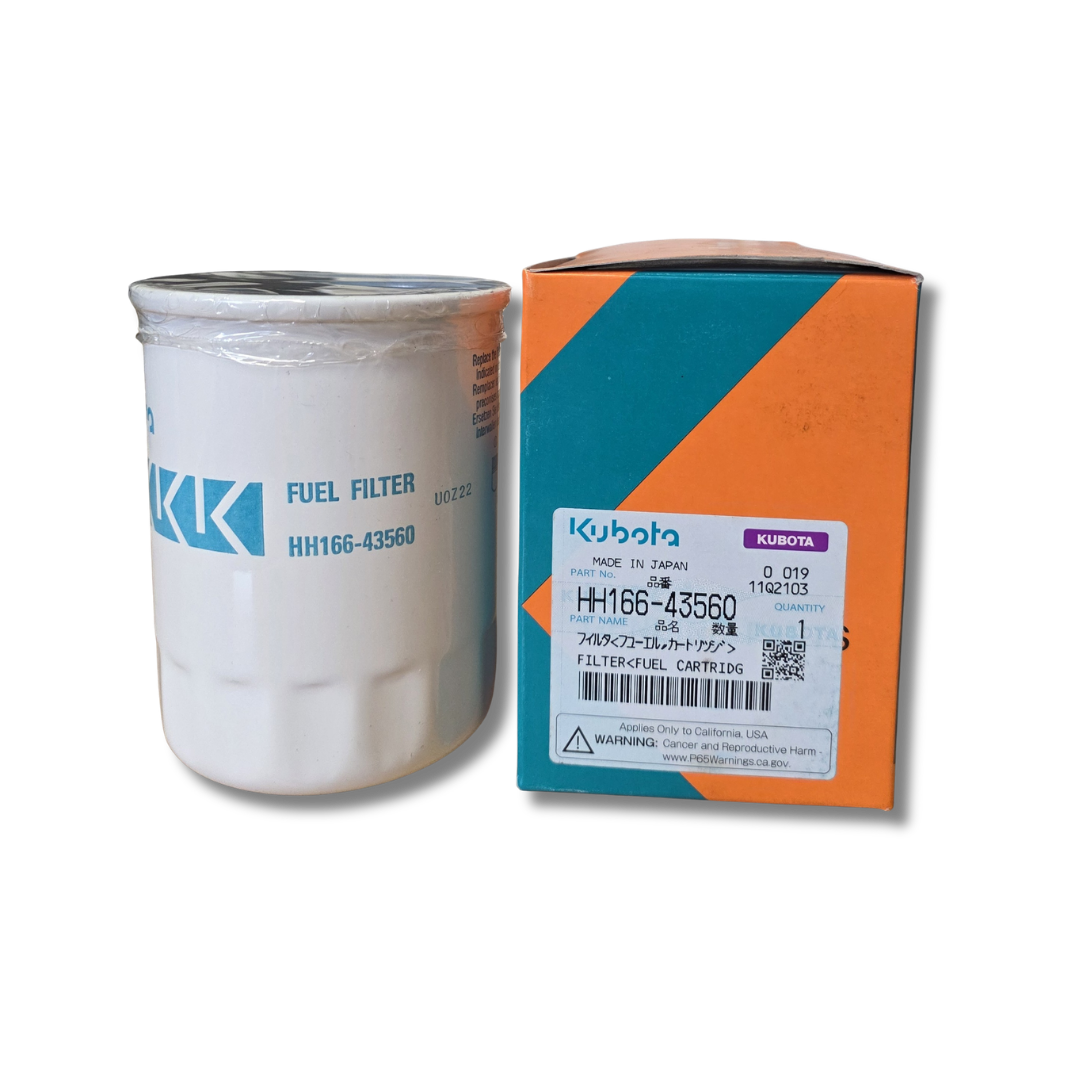 Genuine Kubota HH166-43560 Fuel Filter