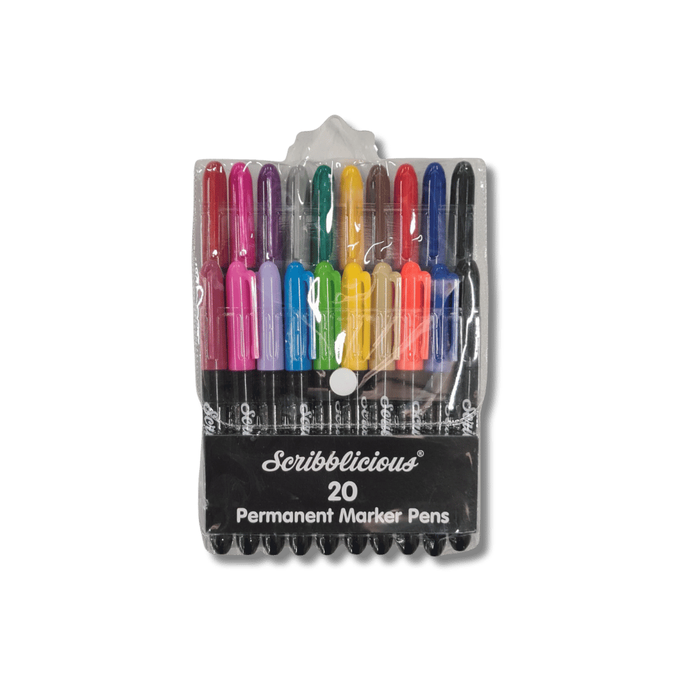 Scribblicious 20 Permanent Marker Pens