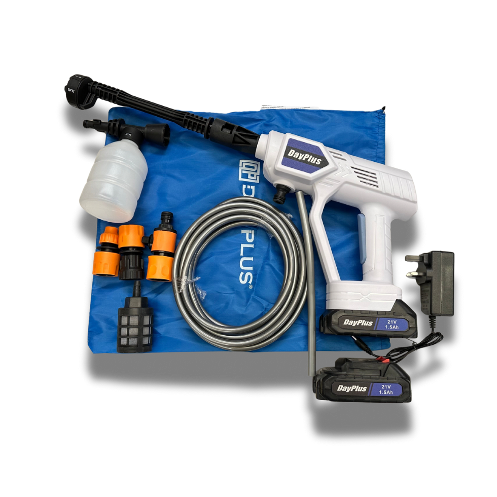 Pressure Washer Portable Cordless  - 6-in-1, 16.4ft Hose, 2 Batteries