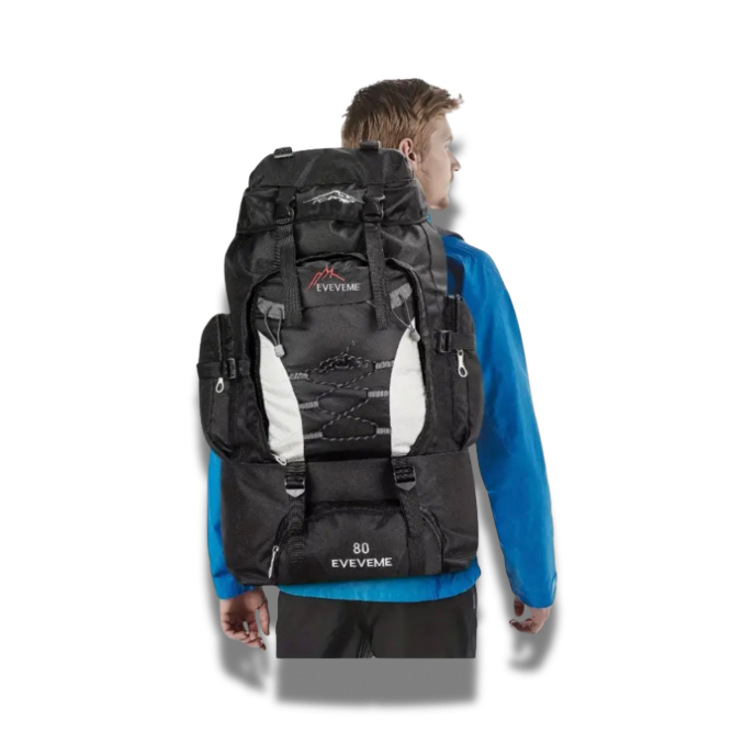 Backpack - Eveveme - 80L Black