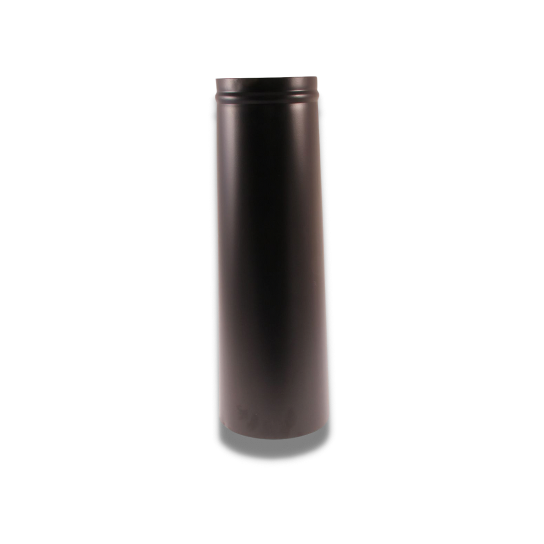 Chimney- Double Skin- Plain Black - 18" x 6"