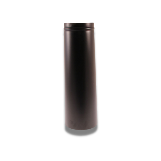 Chimney- Double Skin- Plain Black - 18" x 6"