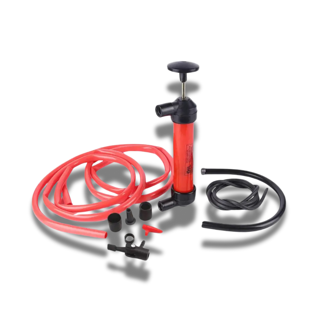 Red Manual Oil Change Pump