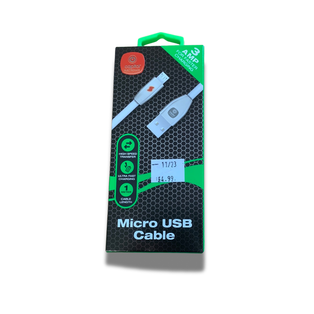 Micro USB Cable - 3 Amp