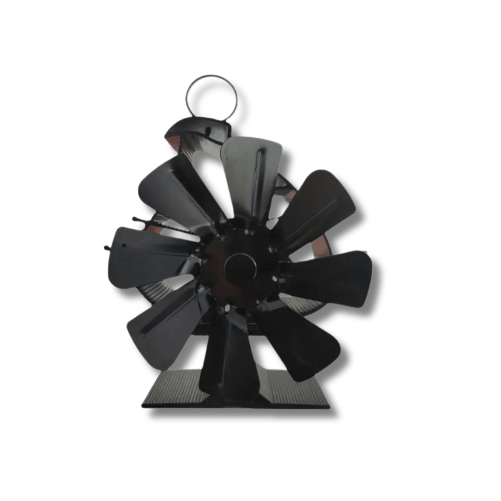 Sailboat Non-Electric Stove Fan – High-Speed 8-Blade Heat Powered Fireplace Fan for Wood Burners & Log Stoves