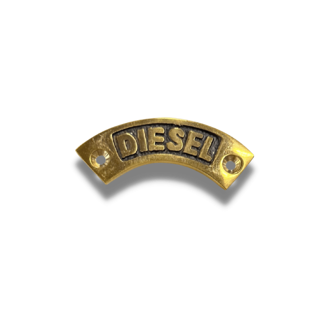 Diesel - Nameplate Brass