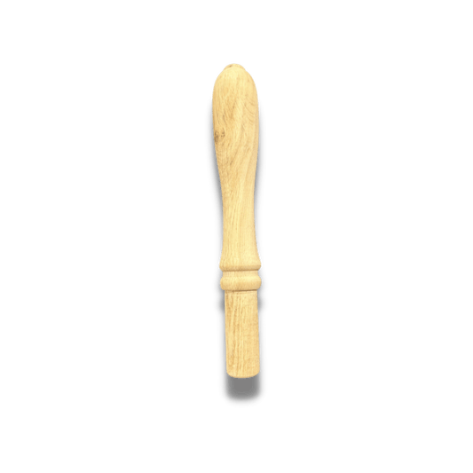 Tiller Handle Hand Spun -11 inch Oak