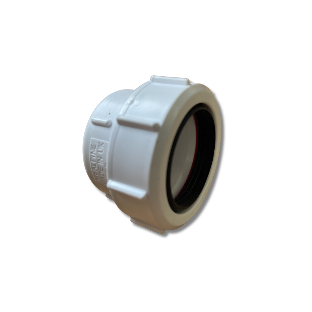 McAlpine T23U 40mm (1½") Waste Pipe Cap with T8M Screw Blanking Plug