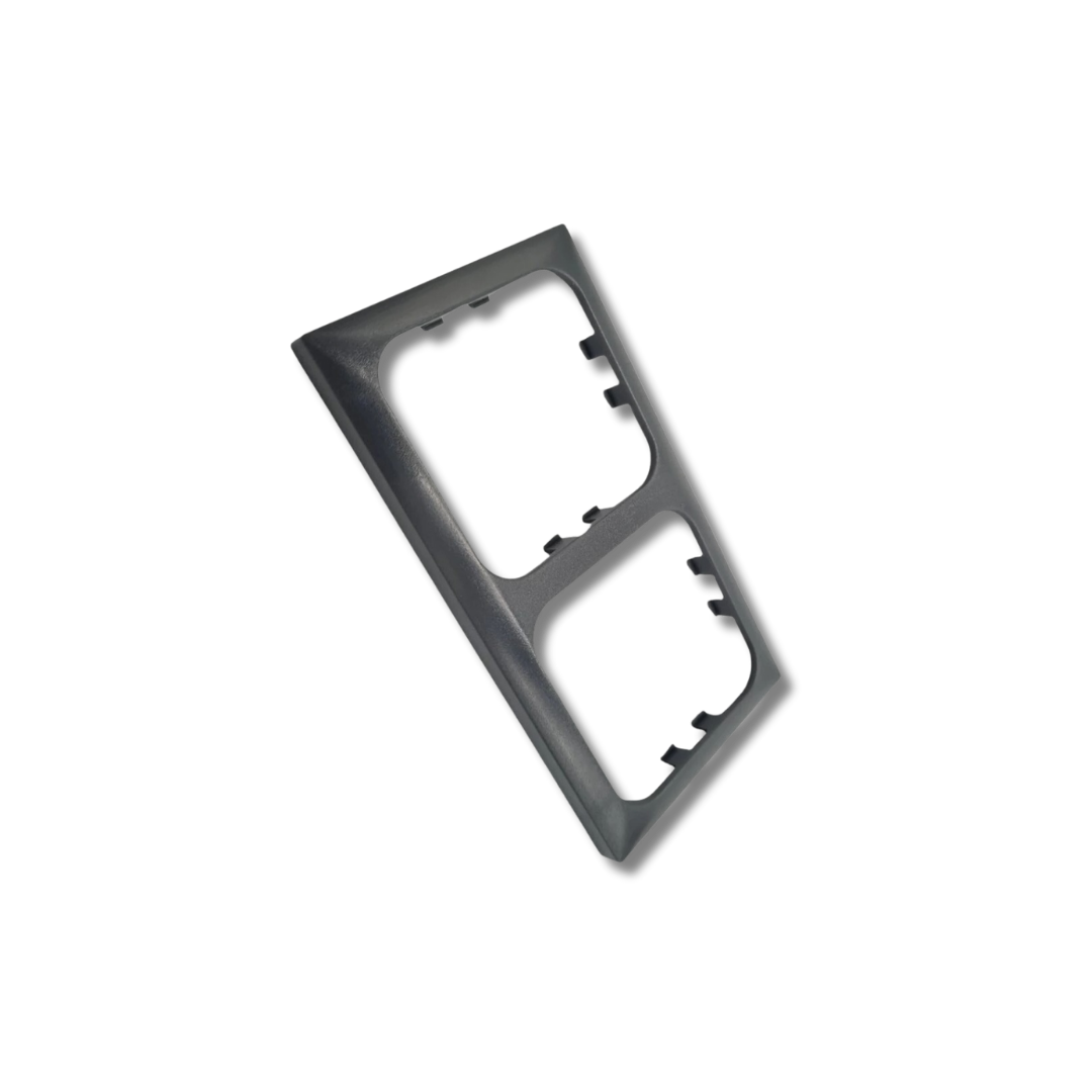 C-Line PO292 2 Way Facia Frame Dark Grey – Modular Faceplate