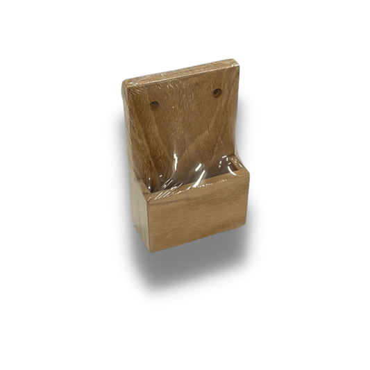 Teak Wood Smart Phone Holder 7.8x3.3x11.6cms (Outside) 6.5x1.9x5cms (Inside)