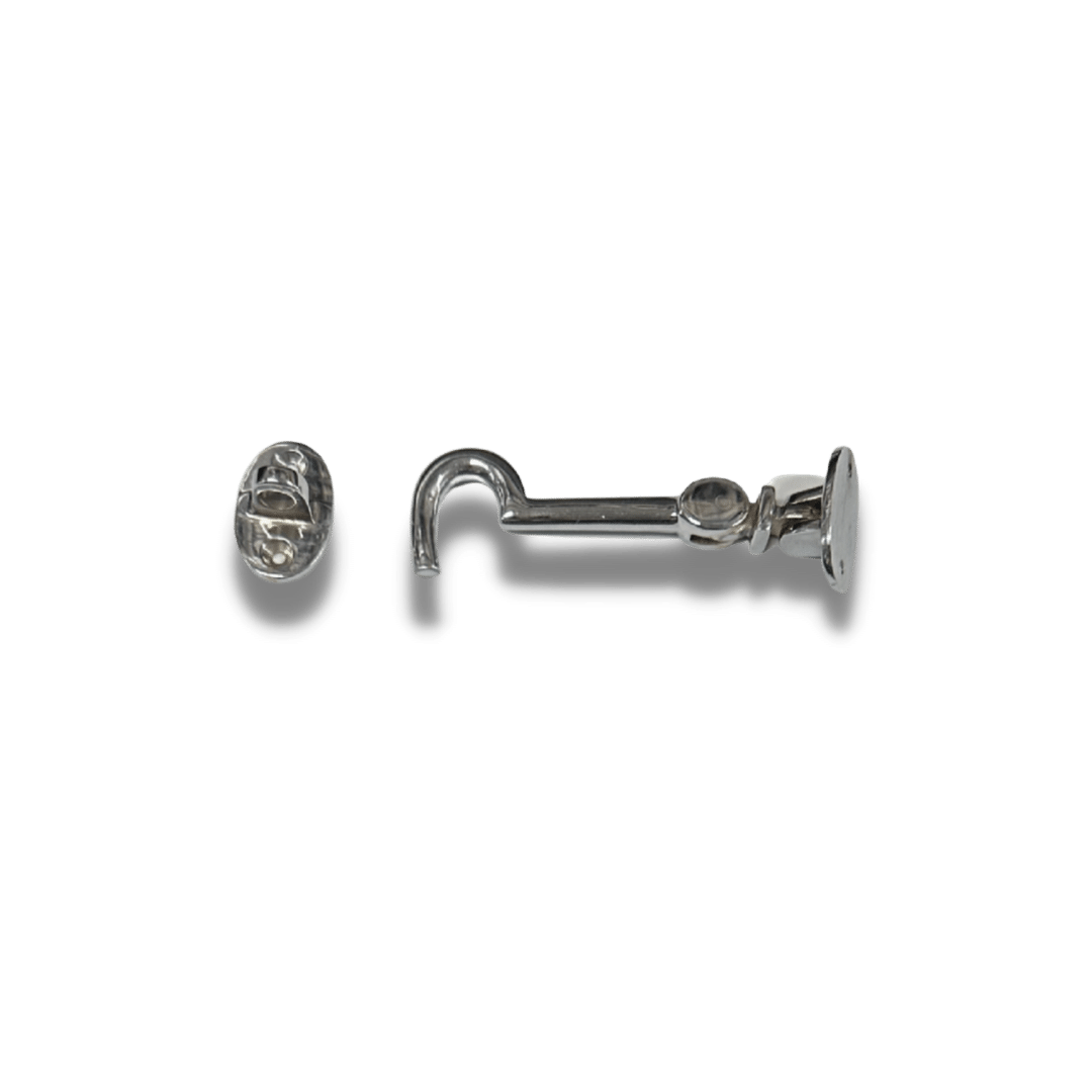 Articulated Cabin Hook - 4" - Chrome