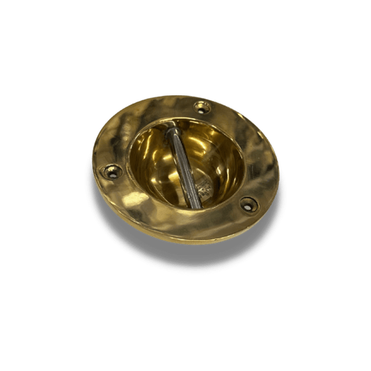 Brass Fender/Mooring Eye Recessed 85.80mm - 50.50mm