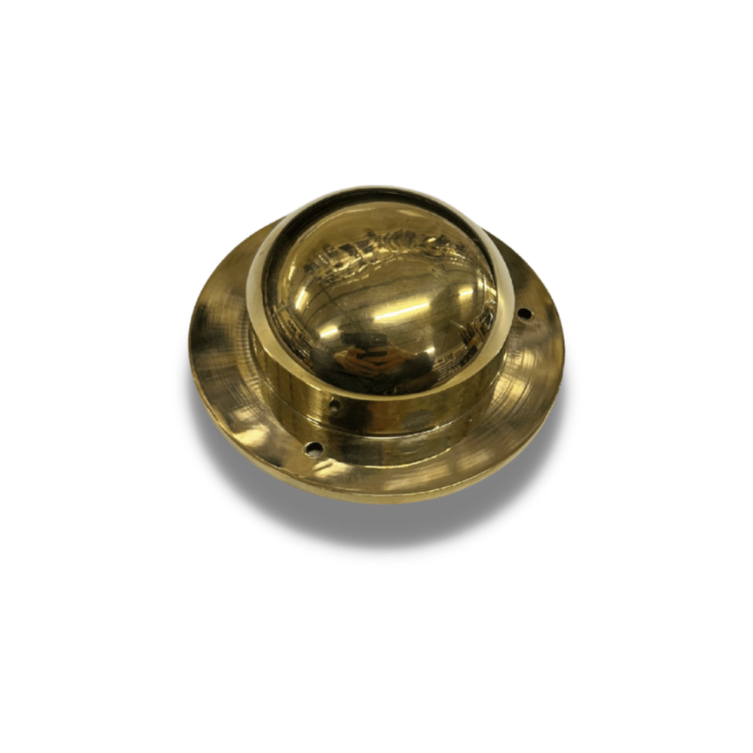 Brass Fender/Mooring Eye Recessed 85.80mm - 50.50mm