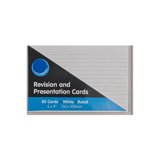 Revision and Presentation Cards - White