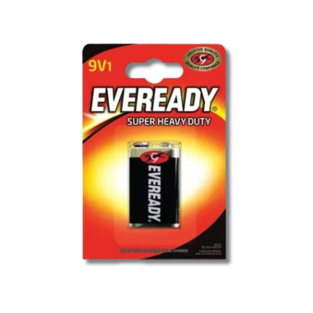 Eveready Super Heavy Duty Carbon Zinc 9v Battery