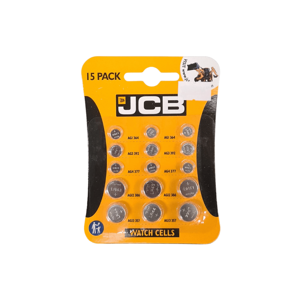 JCB Watch Cell Batteries - Pack of 15