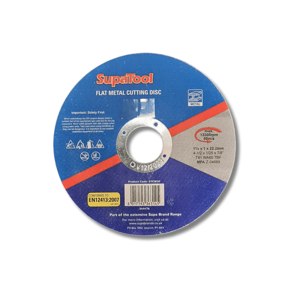 SupaTool Flat Metal Cutting Disc